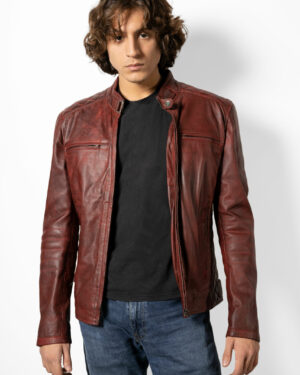 Giacca in pelle Dallas