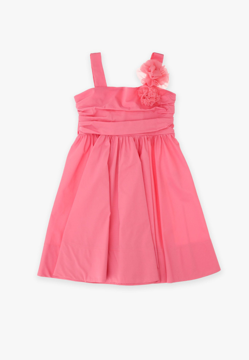 Mini abito con rose di Imperial Kids in puro cotone