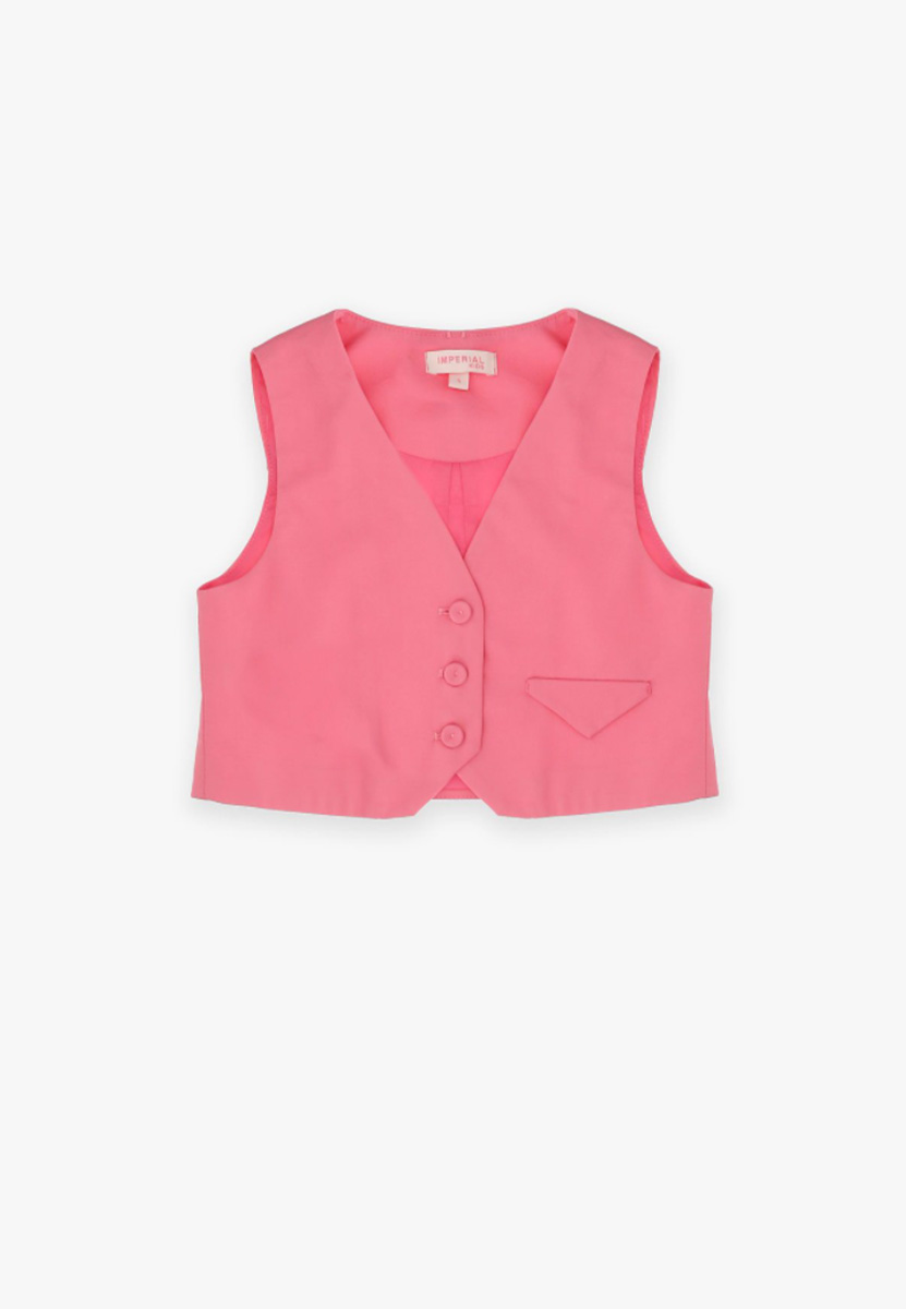 Gilet rosa da bambina Imperial Kids